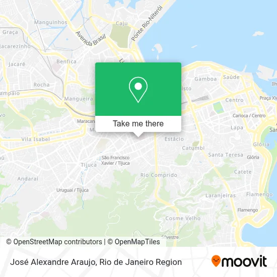 José Alexandre Araujo map