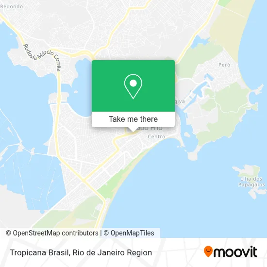 Tropicana Brasil map