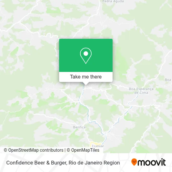 Confidence Beer & Burger map