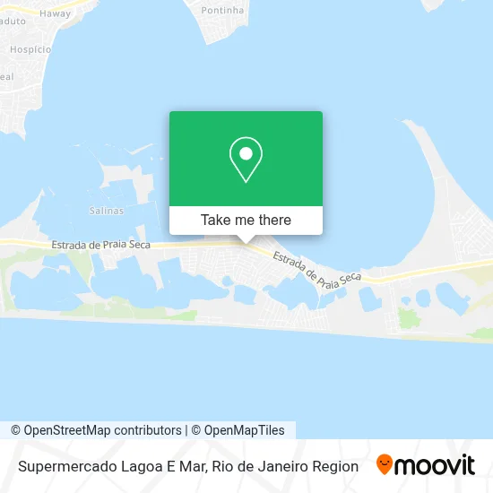 Supermercado Lagoa E Mar map