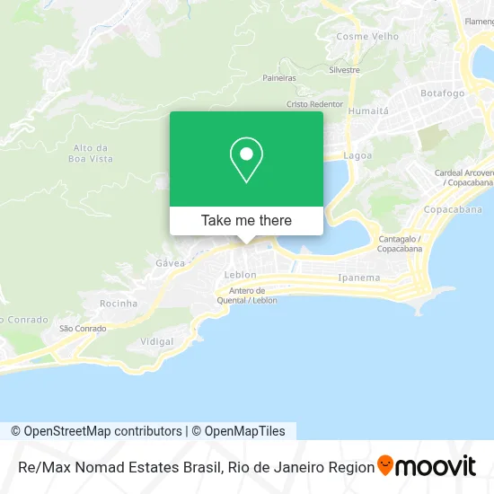Re/Max Nomad Estates Brasil map