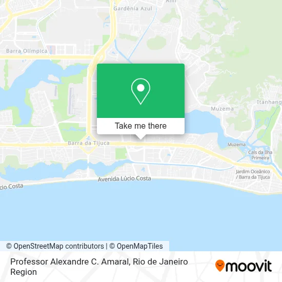 Professor Alexandre C. Amaral map