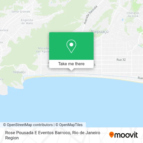 Rose Pousada E Eventos Barroco map