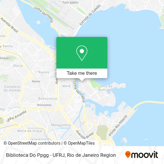 Biblioteca Do Ppgg - UFRJ map