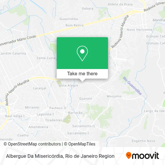 Albergue Da Misericórdia map