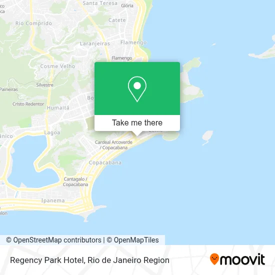 Regency Park Hotel map