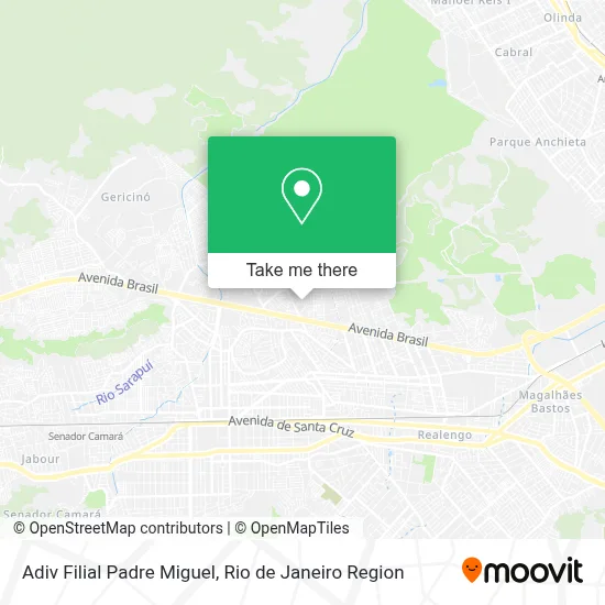 Adiv Filial Padre Miguel map