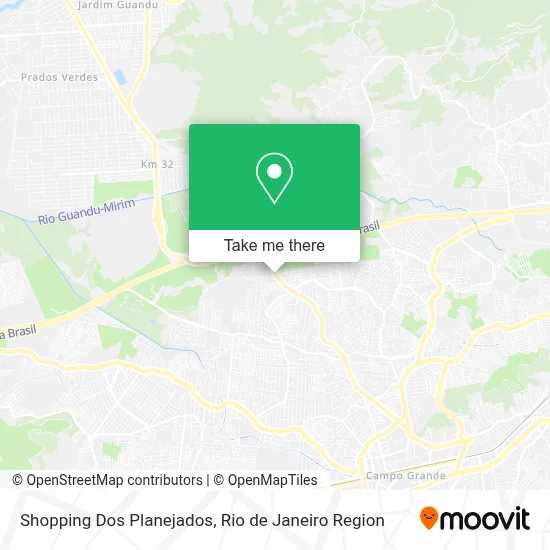 Shopping Dos Planejados map