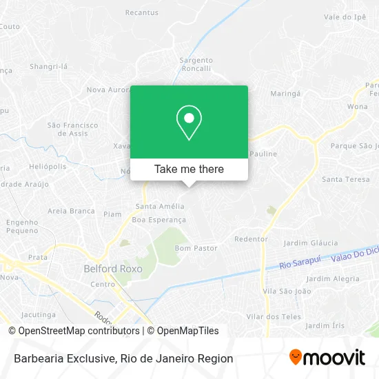 Barbearia Exclusive map