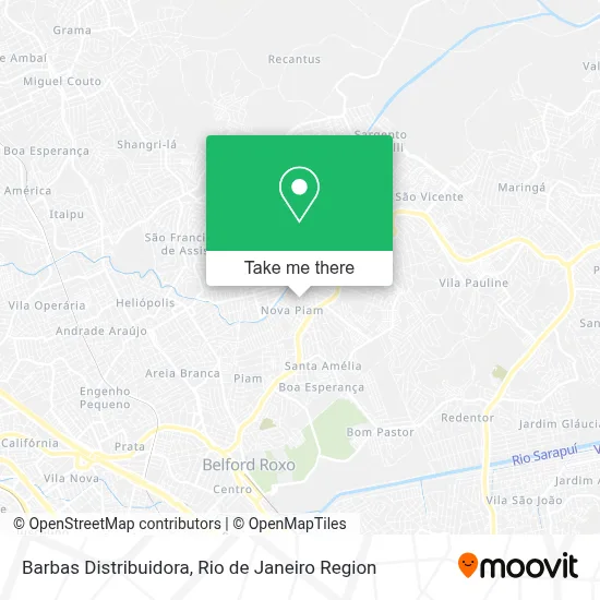 Barbas Distribuidora map