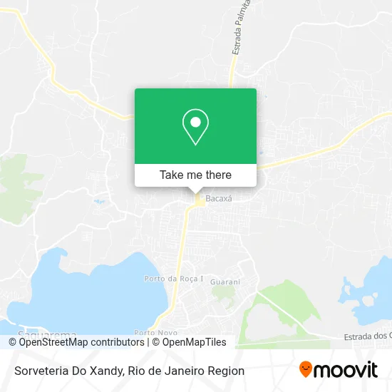Sorveteria Do Xandy map