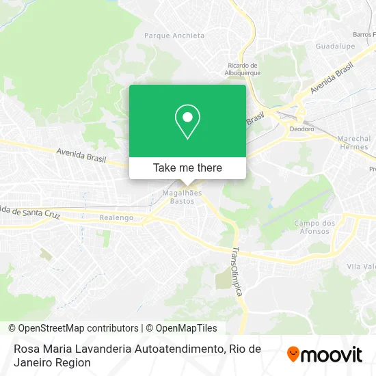 Rosa Maria Lavanderia Autoatendimento map