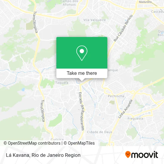 Lá Kavana map