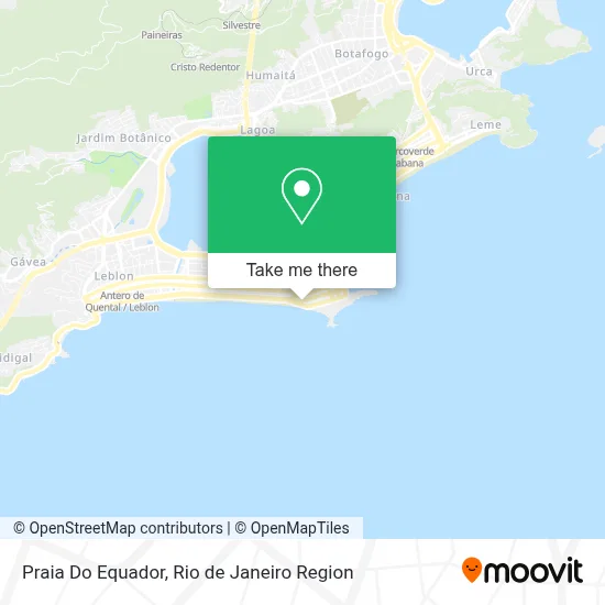 Praia Do Equador map