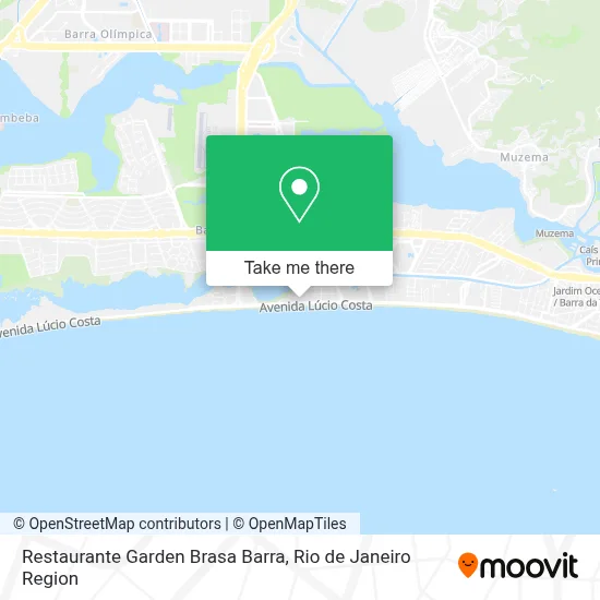Restaurante Garden Brasa Barra map