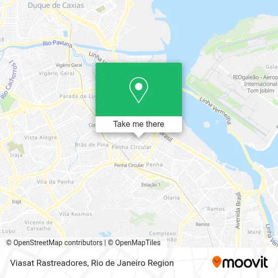 Viasat Rastreadores map