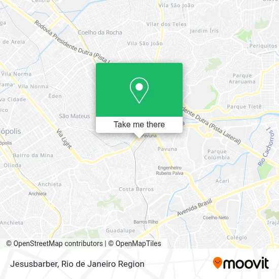 Jesusbarber map