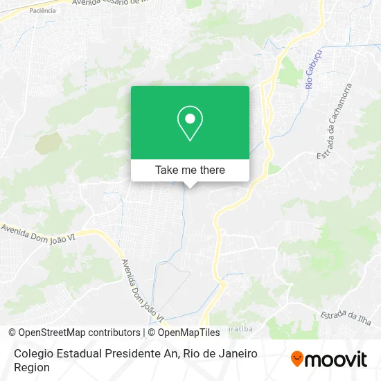 Colegio Estadual Presidente An map