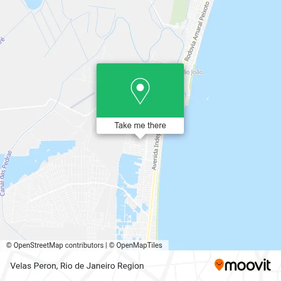 Velas Peron map
