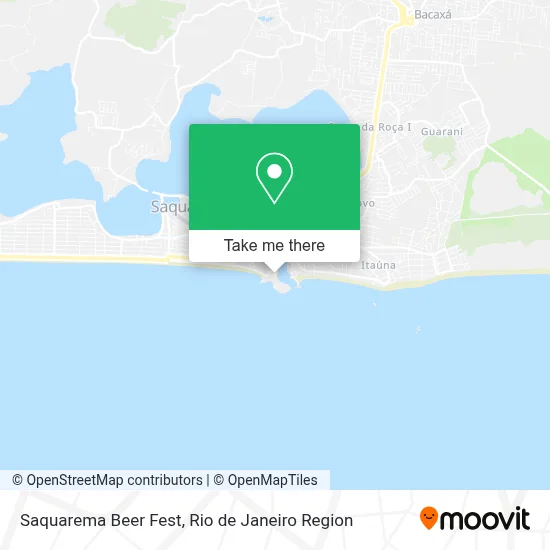 Saquarema Beer Fest map