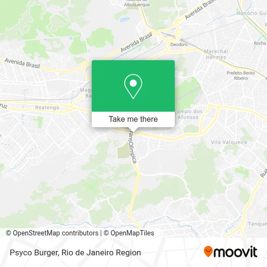 Psyco Burger map
