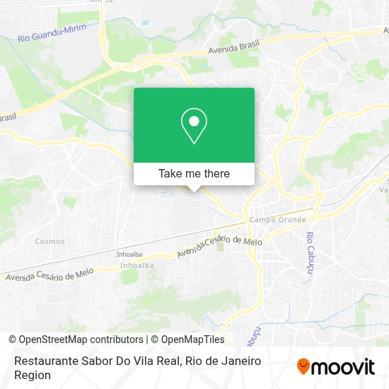 Restaurante Sabor Do Vila Real map