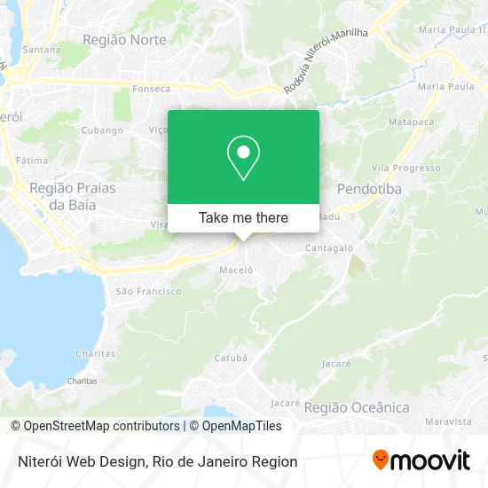 Niterói Web Design map