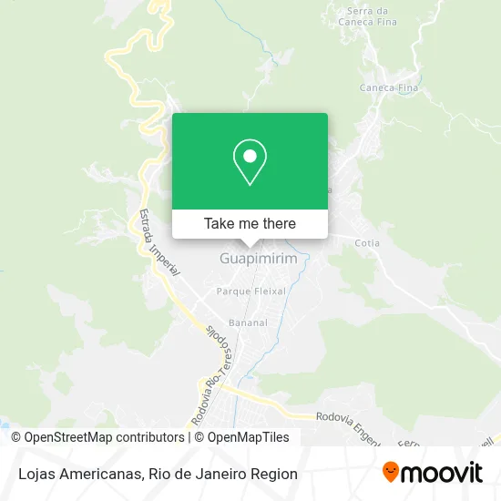 Lojas Americanas map