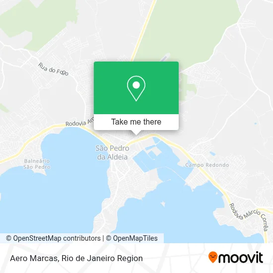 Aero Marcas map
