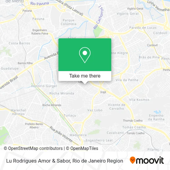 Lu Rodrigues Amor & Sabor map