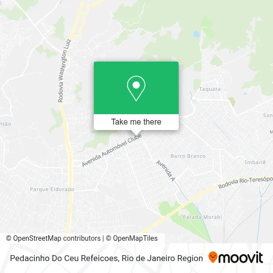 Pedacinho Do Ceu Refeicoes map