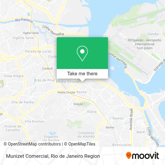 Munizet Comercial map