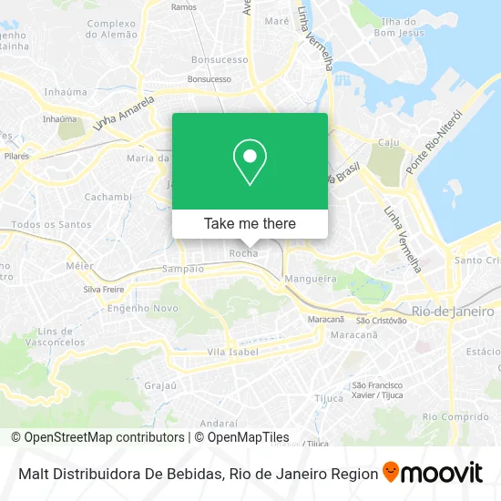 Malt Distribuidora De Bebidas map