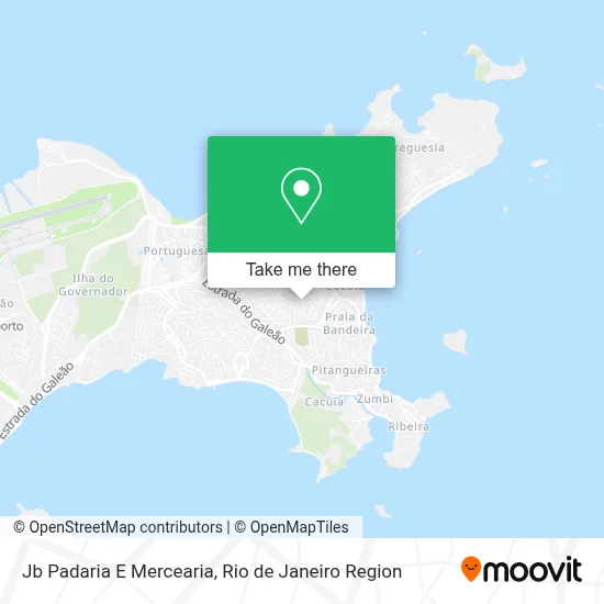 Jb Padaria E Mercearia map