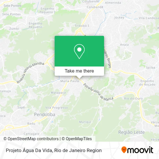 Projeto Água Da Vida map