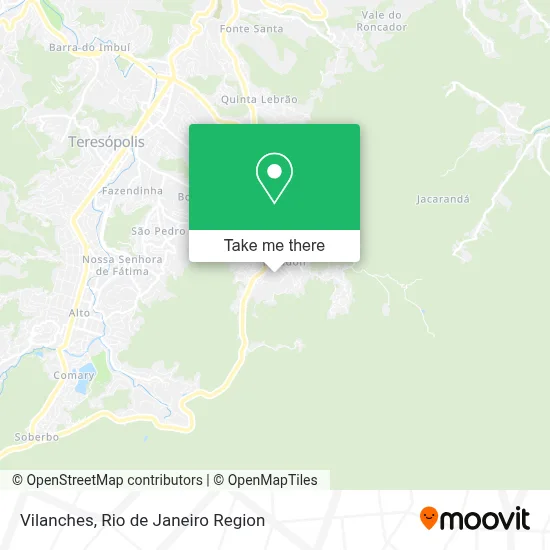 Vilanches map