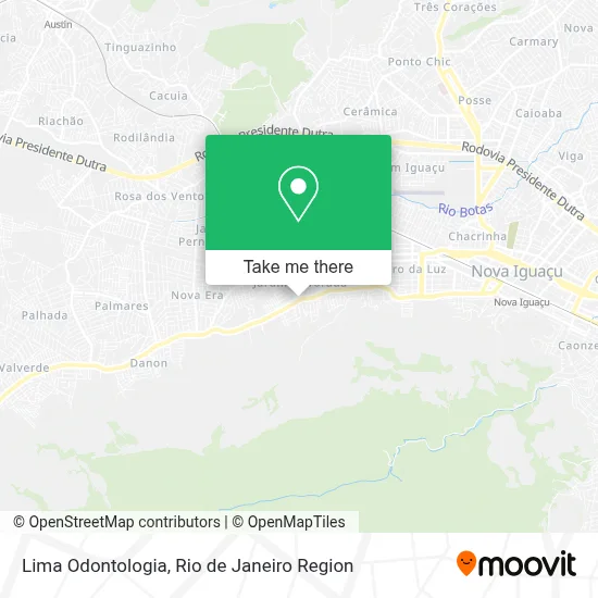 Lima Odontologia map