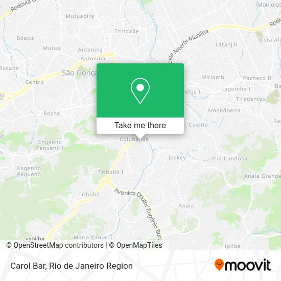 Carol Bar map