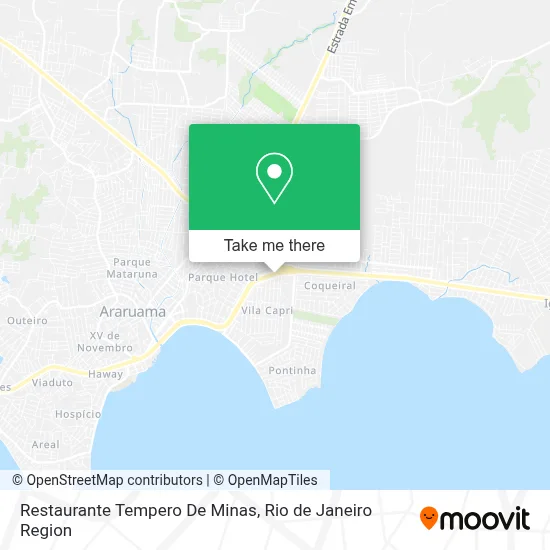 Restaurante Tempero De Minas map