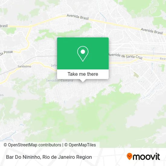 Bar Do Nininho map