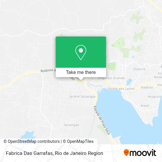 Fabrica Das Garrafas map