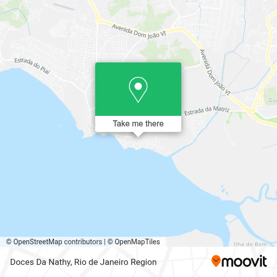 Doces Da Nathy map