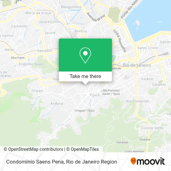 Condomínio Saens Pena map