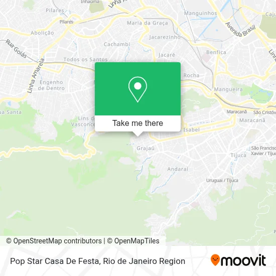 Pop Star Casa De Festa map