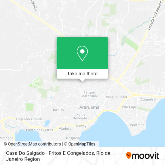 Casa Do Salgado - Fritos E Congelados map