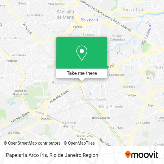 Papelaria Arco Íris map