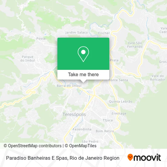 Paradiso Banheiras E Spas map