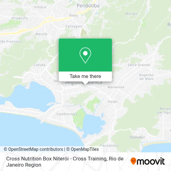 Cross Nutrition Box Niterói - Cross Training map