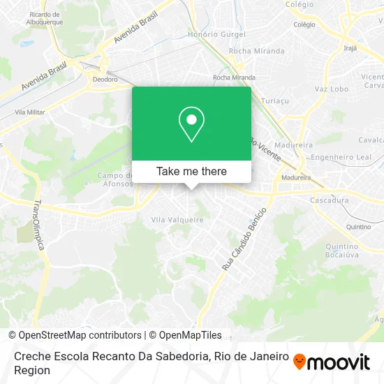 Creche Escola Recanto Da Sabedoria map
