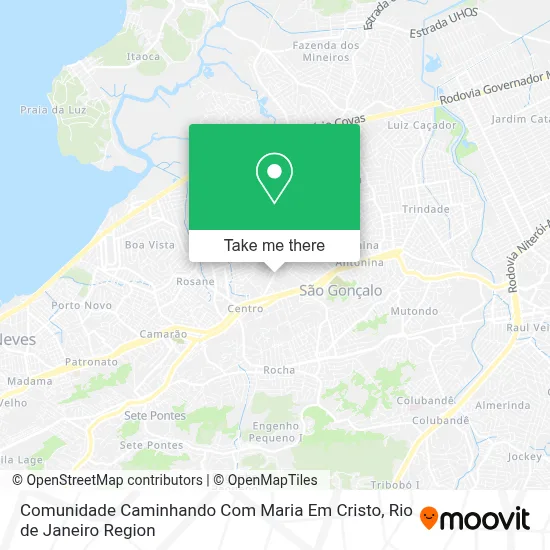 Comunidade Caminhando Com Maria Em Cristo map